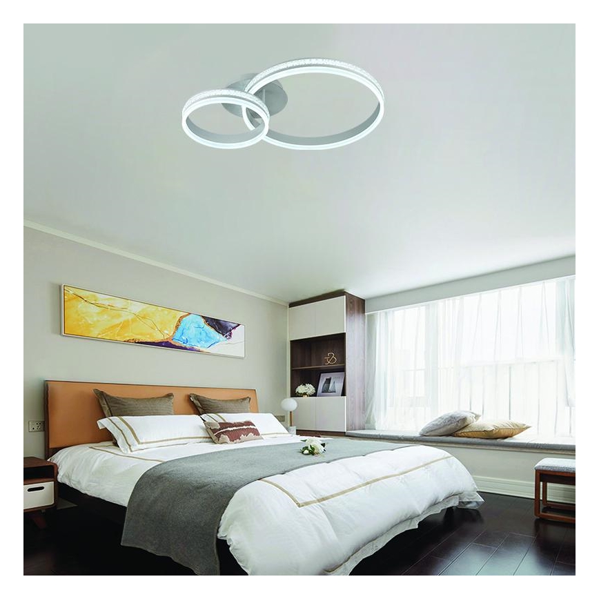 Lampadario a plafone LED dimmerabile LED/110W/230V 3000-6500K + telecomando