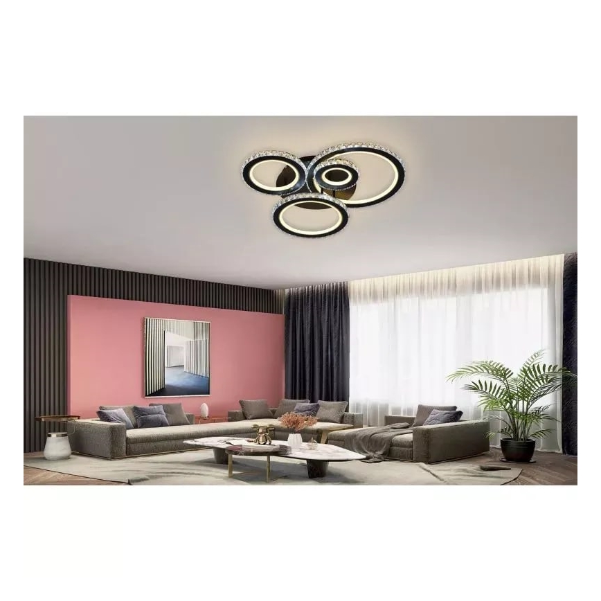 Lampadario a plafone LED dimmerabile LED/120W/230V 3000-6500K + telecomando