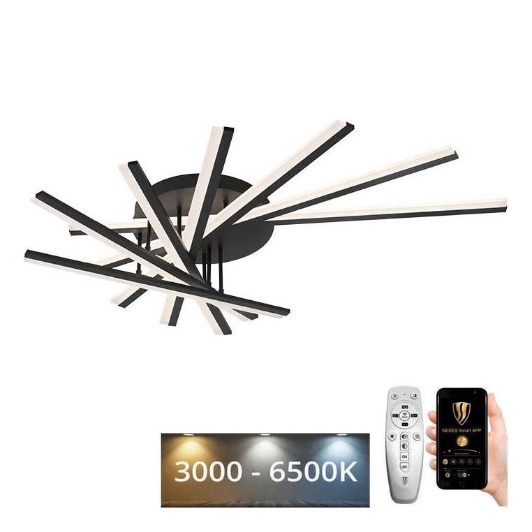 Lampadario a plafone LED dimmerabile LED/120W/230V 3000-6500K + telecomando