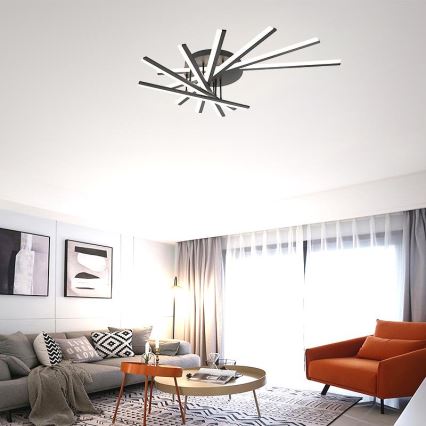 Lampadario a plafone LED dimmerabile LED/120W/230V 3000-6500K + telecomando