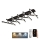Lampadario a plafone LED dimmerabile LED/125W/230V 3000-6500K + telecomando
