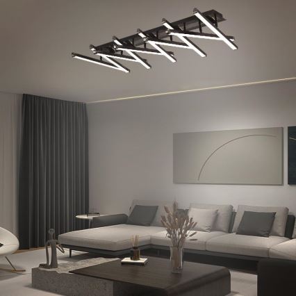 Lampadario a plafone LED dimmerabile LED/125W/230V 3000-6500K + telecomando