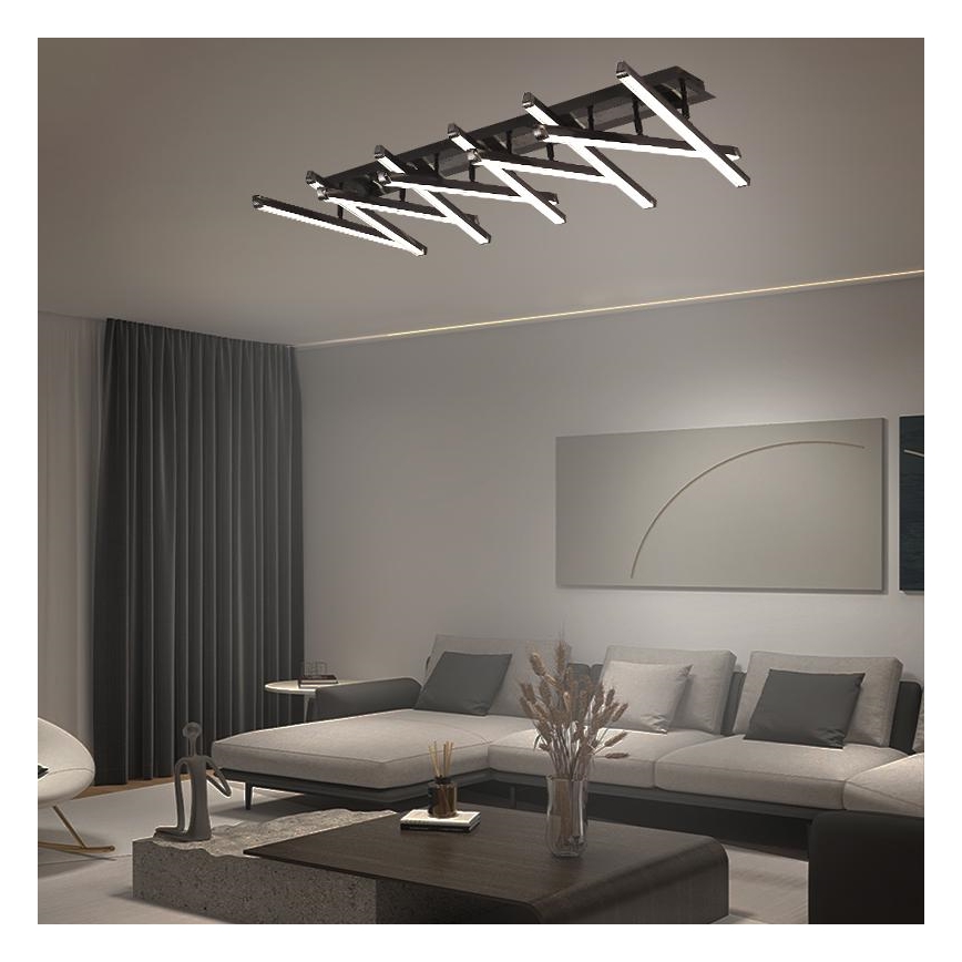 Lampadario a plafone LED dimmerabile LED/125W/230V 3000-6500K + telecomando