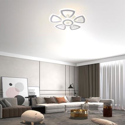 Lampadario a plafone LED dimmerabile LED/145W/230V 3000-6500K + telecomando