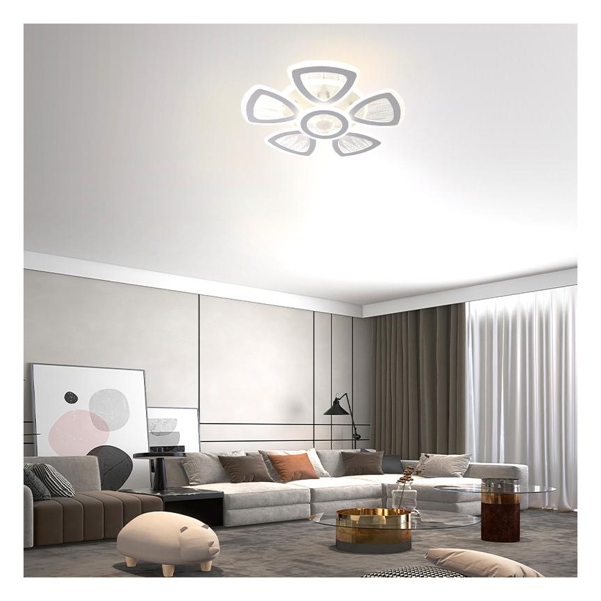 Lampadario a plafone LED dimmerabile LED/145W/230V 3000-6500K + telecomando