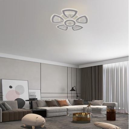 Lampadario a plafone LED dimmerabile LED/145W/230V 3000-6500K + telecomando