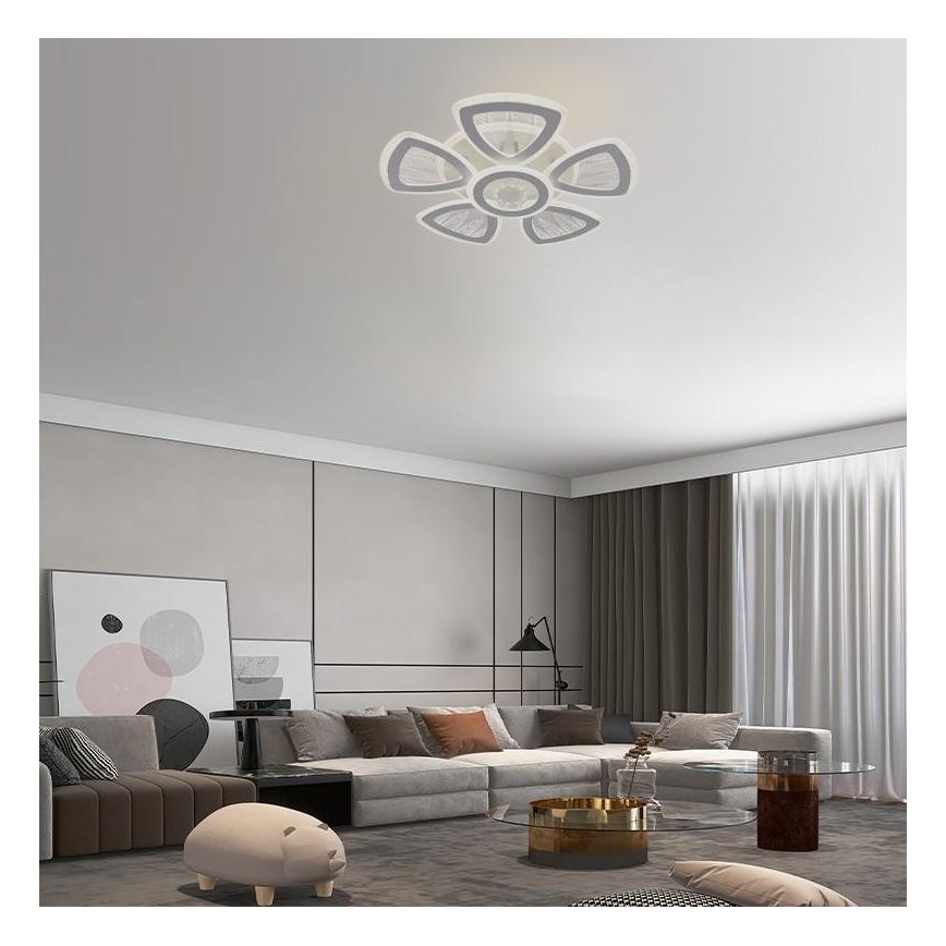 Lampadario a plafone LED dimmerabile LED/145W/230V 3000-6500K + telecomando