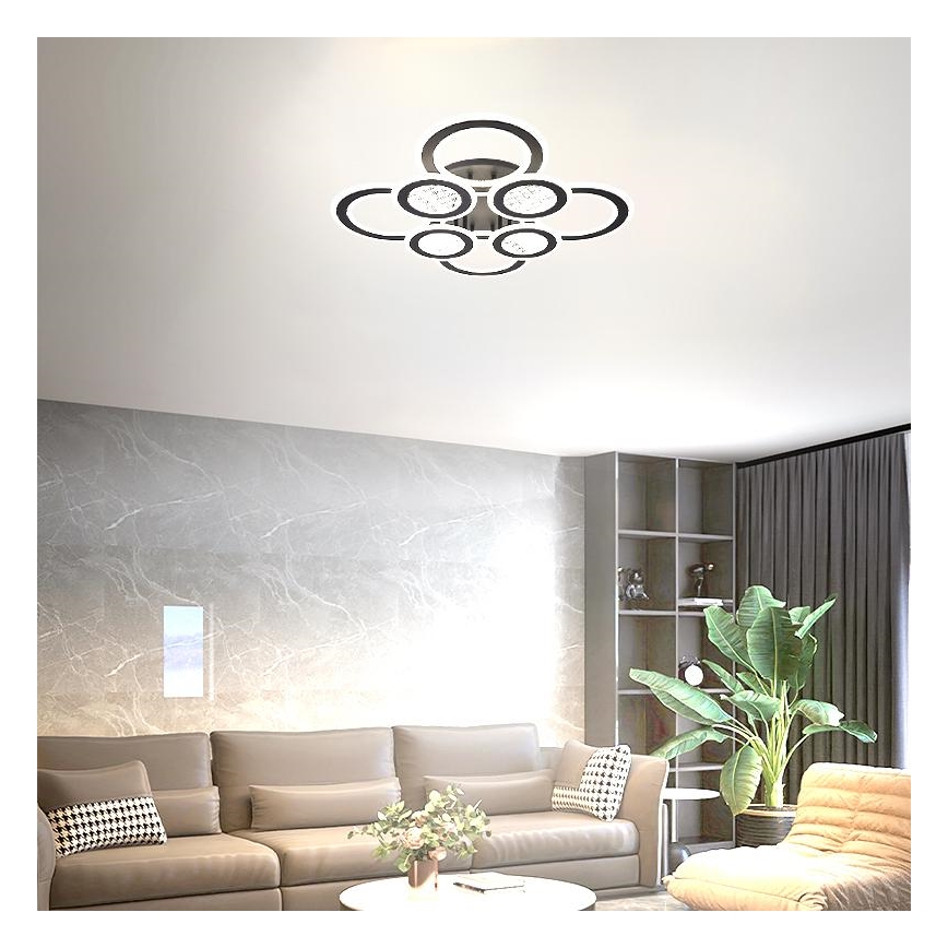 Lampadario a plafone LED dimmerabile LED/200W/230V 3000-6500K + telecomando