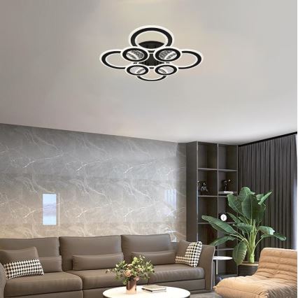 Lampadario a plafone LED dimmerabile LED/200W/230V 3000-6500K + telecomando