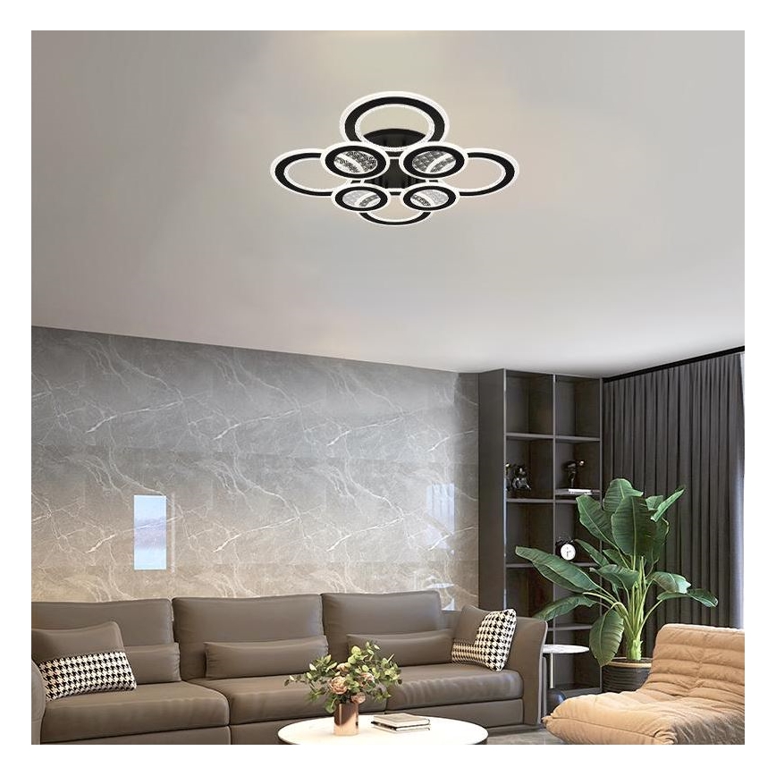 Lampadario a plafone LED dimmerabile LED/200W/230V 3000-6500K + telecomando