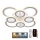Lampadario a plafone LED dimmerabile LED/200W/230V 3000-6500K + telecomando