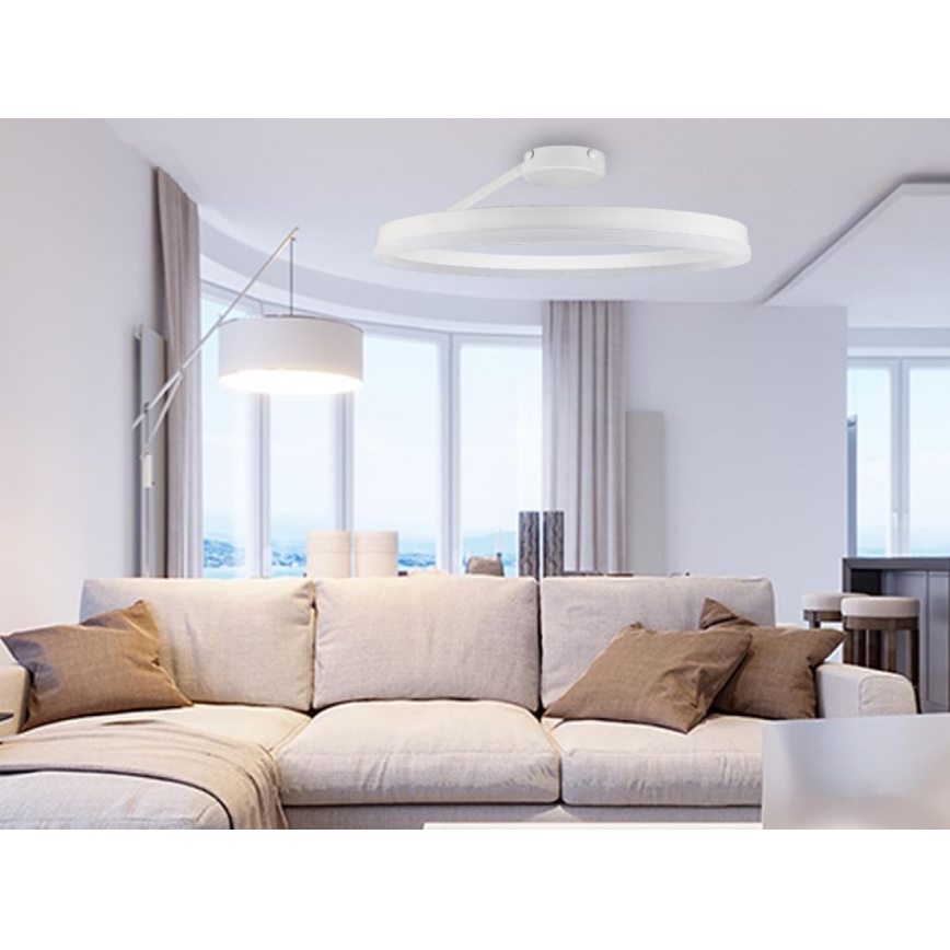 Lampadario a plafone LED dimmerabile LED/40W/230V 3000-6500K bianco + telecomando
