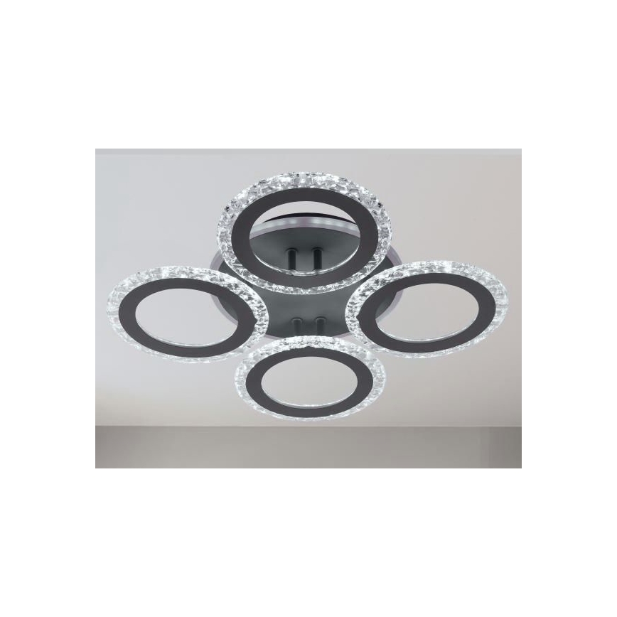 Lampadario a plafone LED dimmerabile LED/55W/230V 3000-6500K + telecomando