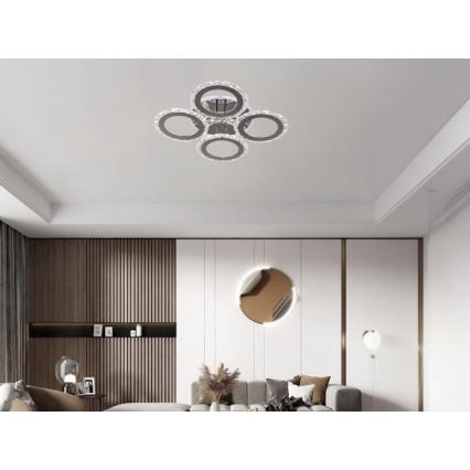 Lampadario a plafone LED dimmerabile LED/55W/230V 3000-6500K + telecomando