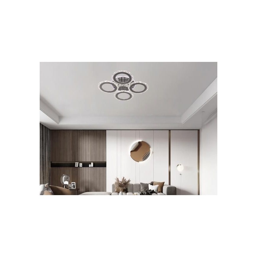 Lampadario a plafone LED dimmerabile LED/55W/230V 3000-6500K + telecomando
