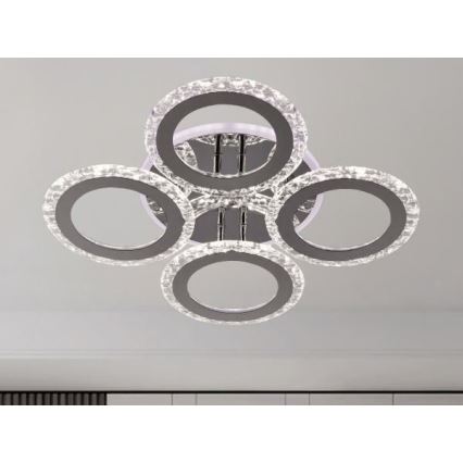 Lampadario a plafone LED dimmerabile LED/55W/230V 3000-6500K + telecomando
