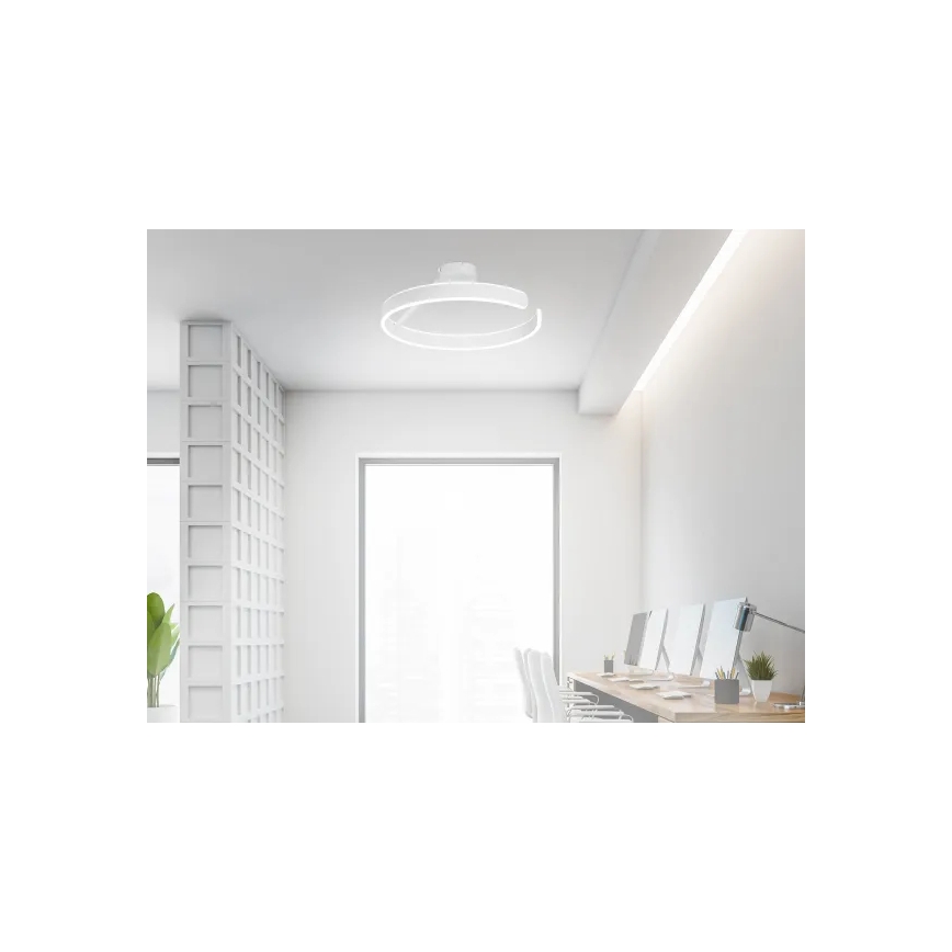 Lampadario a plafone LED dimmerabile LED/72W/230V 3000-6500K bianco + telecomando