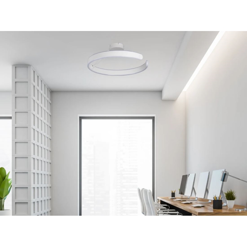 Lampadario a plafone LED dimmerabile LED/72W/230V 3000-6500K bianco + telecomando
