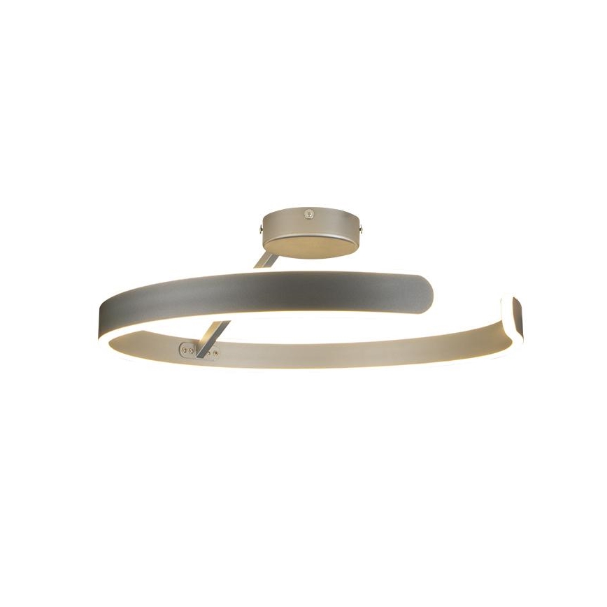 Lampadario a plafone LED dimmerabile LED/72W/230V 3000-6500K cromo opaco + telecomando