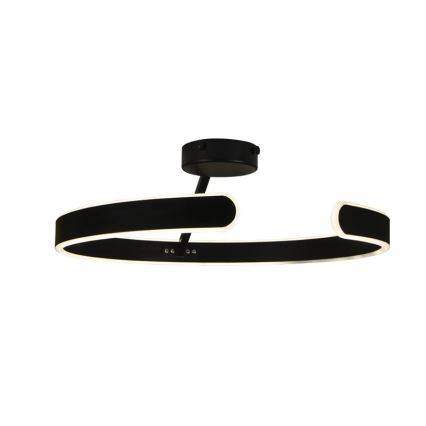 Lampadario a plafone LED dimmerabile LED/72W/230V 3000-6500K nero + telecomando