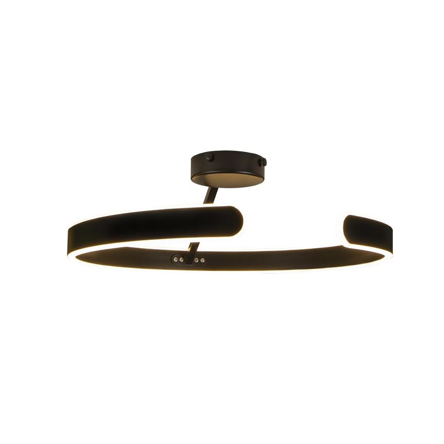 Lampadario a plafone LED dimmerabile LED/72W/230V 3000-6500K nero + telecomando
