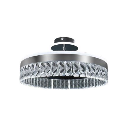 LED Lampadario da parete in cristallo dimmerabile LED/75W/230V 3000-6500K cromo opaco + telecomando