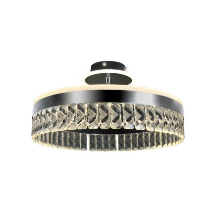 LED Lampadario da parete in cristallo dimmerabile LED/75W/230V 3000-6500K cromo opaco + telecomando