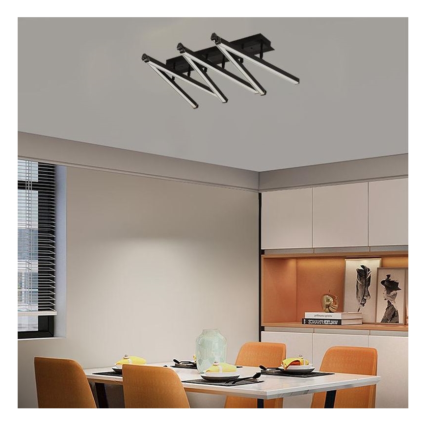 Lampadario a plafone LED dimmerabile LED/75W/230V 3000-6500K + telecomando