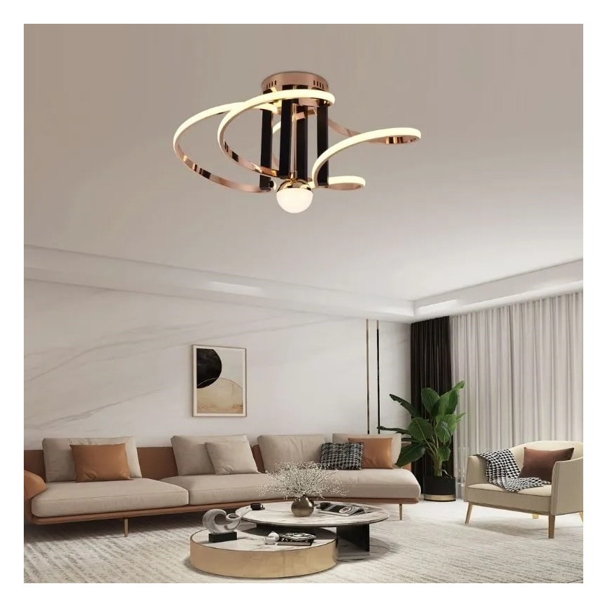 Lampadario a plafone LED dimmerabile LED/80W/230V 3000-6500K + telecomando