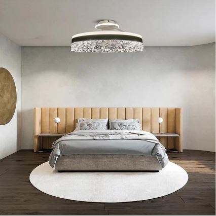 Lampadario a plafone LED dimmerabile LED/86W/230V 3000-6500K bianco + telecomando