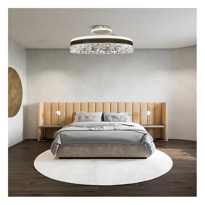 Lampadario a plafone LED dimmerabile LED/86W/230V 3000-6500K bianco + telecomando