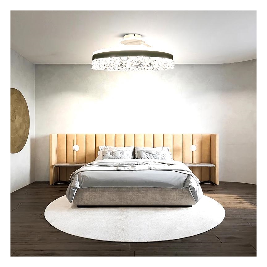 Lampadario a plafone LED dimmerabile LED/86W/230V 3000-6500K bianco + telecomando