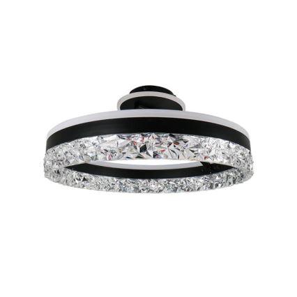Lampadario a plafone LED dimmerabile LED/86W/230V 3000-6500K nero + telecomando