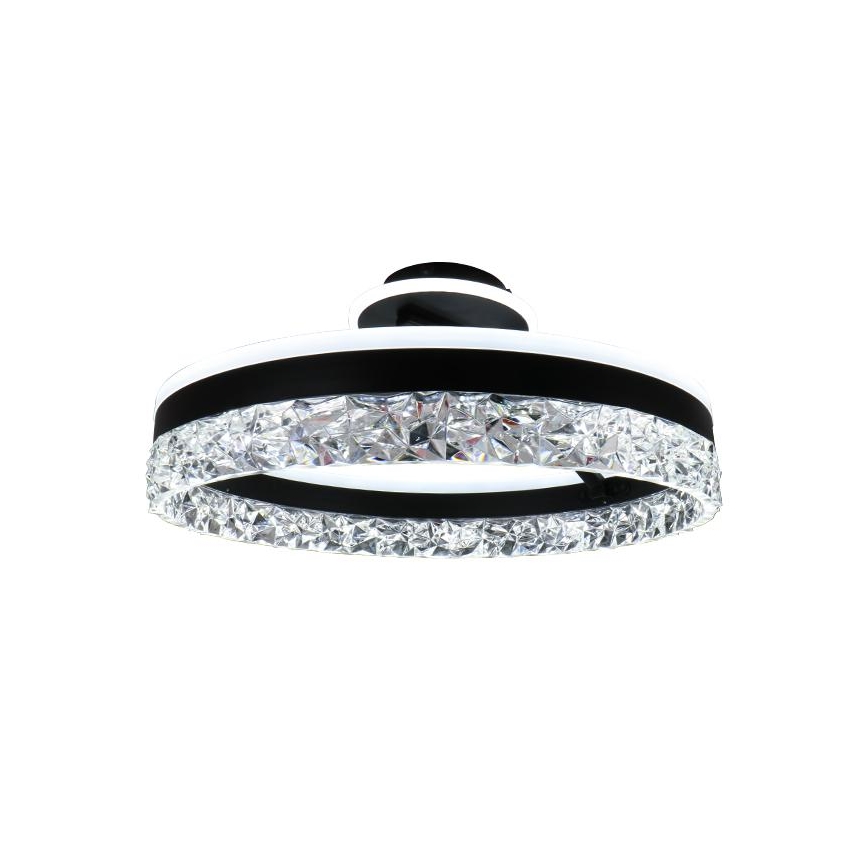 Lampadario a plafone LED dimmerabile LED/86W/230V 3000-6500K nero + telecomando