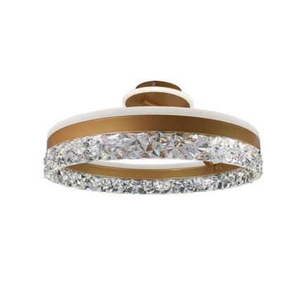 Lampadario a plafone LED dimmerabile LED/86W/230V 3000-6500K oro + telecomando