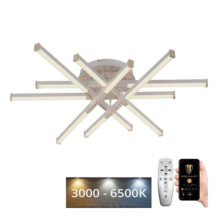 Lampadario a plafone LED dimmerabile LED/90W/230V 3000-6500K + telecomando