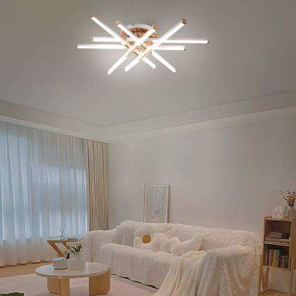 Lampadario a plafone LED dimmerabile LED/90W/230V 3000-6500K + telecomando