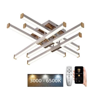 Lampadario a plafone LED dimmerabile LED/90W/230V 3000-6500K + telecomando