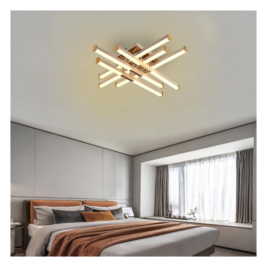 Lampadario a plafone LED dimmerabile LED/90W/230V 3000-6500K + telecomando