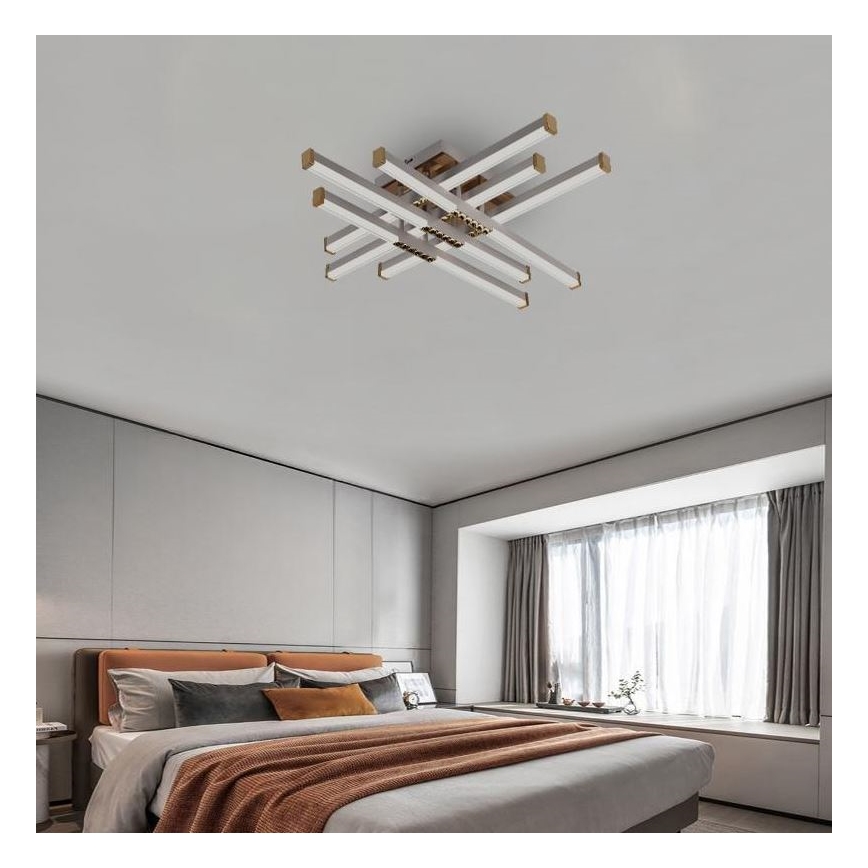 Lampadario a plafone LED dimmerabile LED/90W/230V 3000-6500K + telecomando