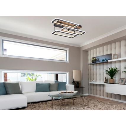 Lampadario a plafone LED dimmerabile LED/90W/230V 3000-6500K + telecomando
