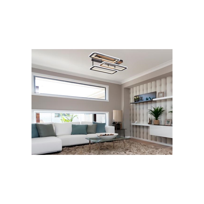 Lampadario a plafone LED dimmerabile LED/90W/230V 3000-6500K + telecomando