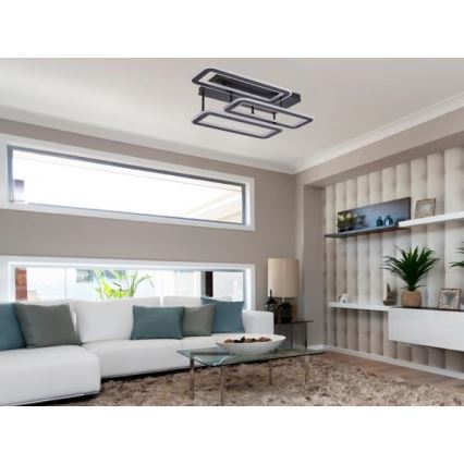 Lampadario a plafone LED dimmerabile LED/90W/230V 3000-6500K + telecomando