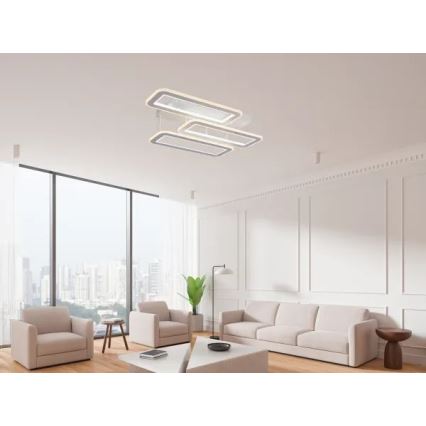 Lampadario a plafone LED dimmerabile LED/90W/230V 3000-6500K + telecomando