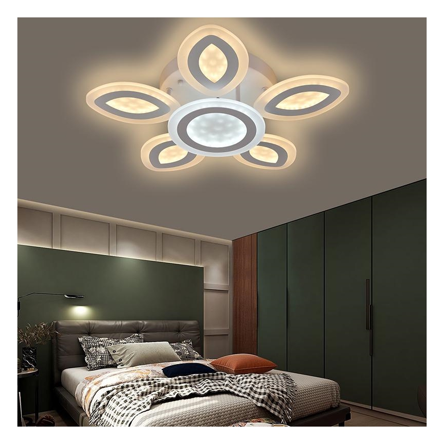 Lampadario a plafone LED dimmerabile LED/95W/230V 3000-6500K + telecomando