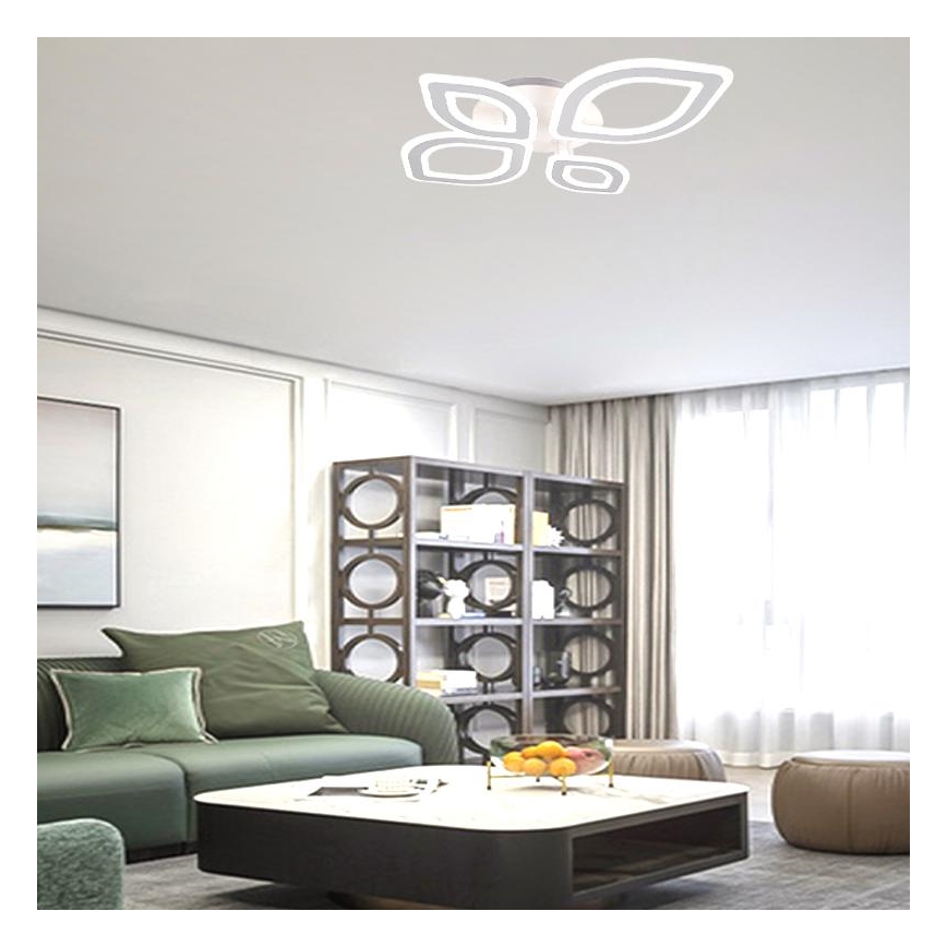 Lampadario a plafone LED dimmerabile LED/95W/230V 3000-6500K + telecomando
