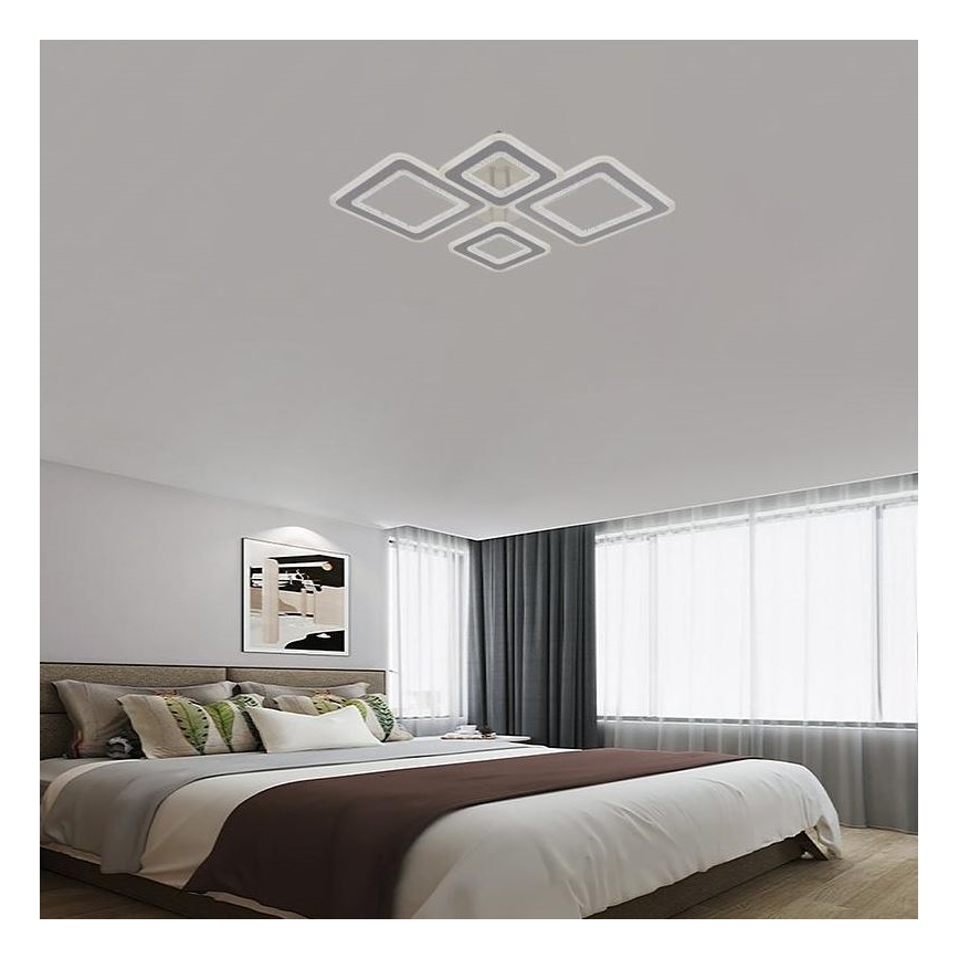 Lampadario a plafone LED dimmerabile LED/95W/230V 3000-6500K + telecomando