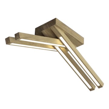 Lampadario a plafone LED LINUS 4xLED/4,5W/230V rovere opaco