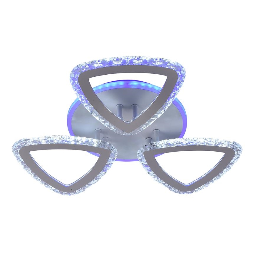 Lampadario a plafone LED RGB Dimmerabile LED/45W/230V 3000-6500K + telecomando