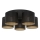 Lampadario a plafone LOFT SHADE 5xE27/60W/230V nero/oro